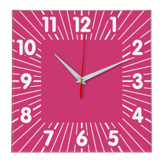 Настенные часы Ideal 836 розовые