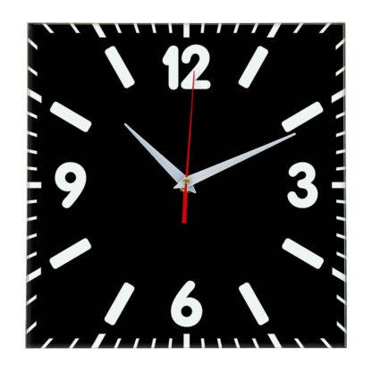 Настенные часы Ideal 837 черные