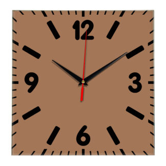 Настенные часы Ideal 837 коричневый светлый