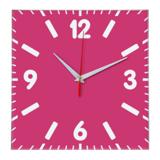 Настенные часы Ideal 837 розовые