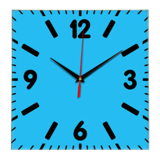 Настенные часы Ideal 837 синий светлый