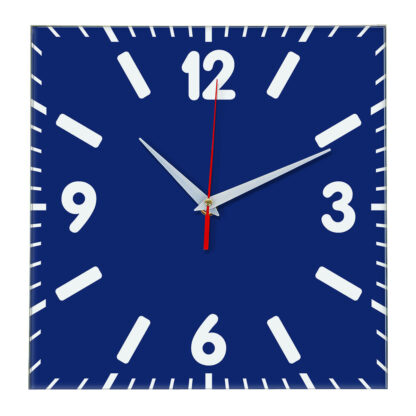 Настенные часы Ideal 837 синий темный