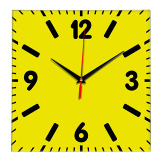 Настенные часы Ideal 837 желтые