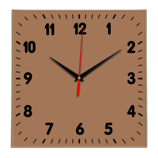 Настенные часы Ideal 838 коричневый светлый