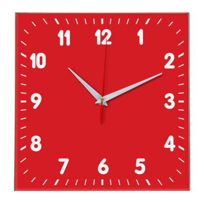 Настенные часы Ideal 838 красный
