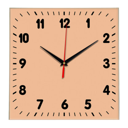 Настенные часы Ideal 838 оранжевый светлый