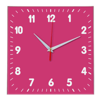 Настенные часы Ideal 838 розовые