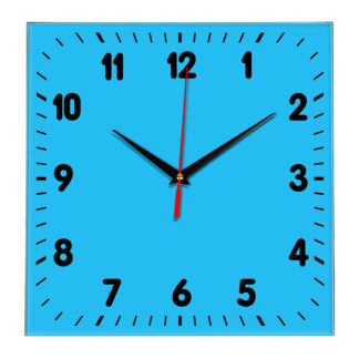 Настенные часы Ideal 838 синий светлый