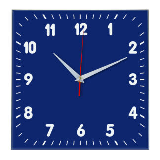 Настенные часы Ideal 838 синий темный