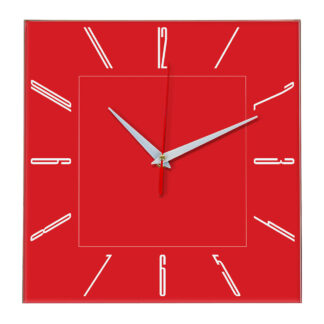 Настенные часы Ideal 839 красный