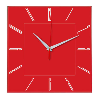 Настенные часы Ideal 839 красный