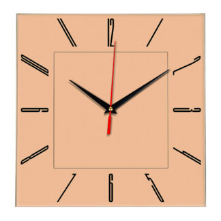 Настенные часы Ideal 839 оранжевый светлый