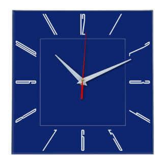 Настенные часы Ideal 839 синий темный