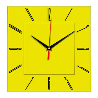 Настенные часы Ideal 839 желтые