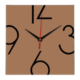 Настенные часы Ideal 840 коричневый светлый