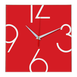 Настенные часы Ideal 840 красный