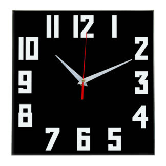 Настенные часы Ideal 841 черные