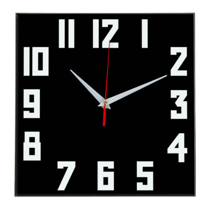 Настенные часы Ideal 841 черные