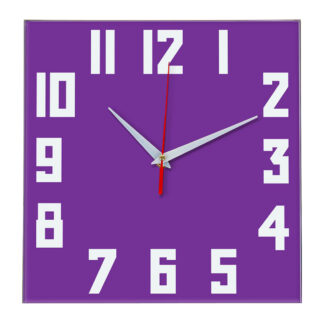 Настенные часы Ideal 841 фиолетовые