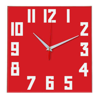 Настенные часы Ideal 841 красный