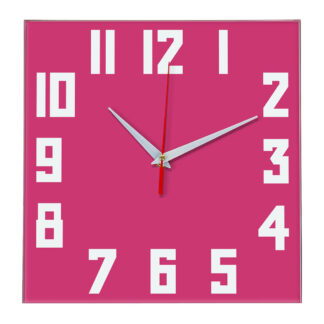 Настенные часы Ideal 841 розовые