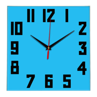 Настенные часы Ideal 841 синий светлый
