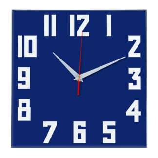 Настенные часы Ideal 841 синий темный