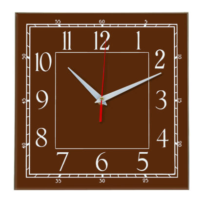 Настенные часы Ideal 842 коричневый