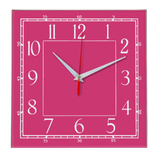 Настенные часы Ideal 842 розовые