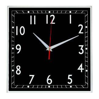Настенные часы Ideal 843 черные