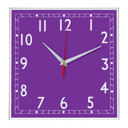 Настенные часы Ideal 843 фиолетовые