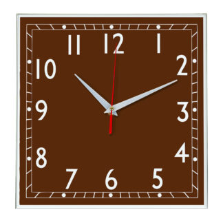 Настенные часы Ideal 843 коричневый