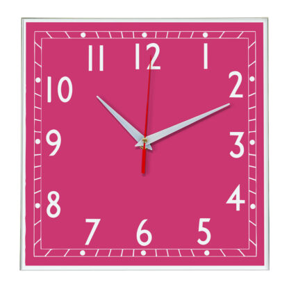 Настенные часы Ideal 843 розовые
