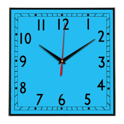 Настенные часы Ideal 843 синий светлый