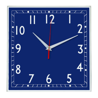 Настенные часы Ideal 843 синий темный
