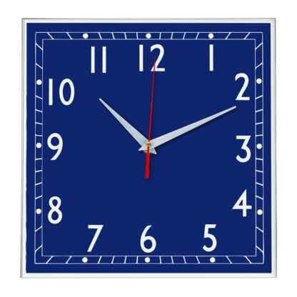 Настенные часы Ideal 843 синий темный