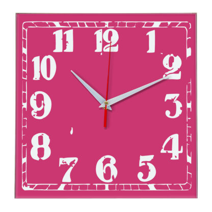 Настенные часы Ideal 844 розовые