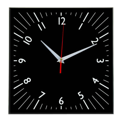 Настенные часы Ideal 845 черные