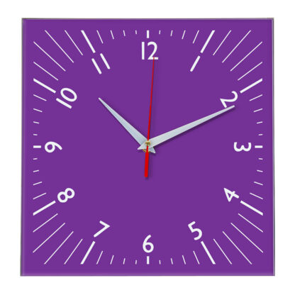 Настенные часы Ideal 845 фиолетовые