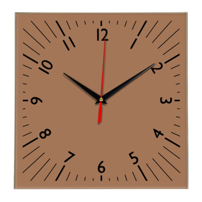 Настенные часы Ideal 845 коричневый светлый