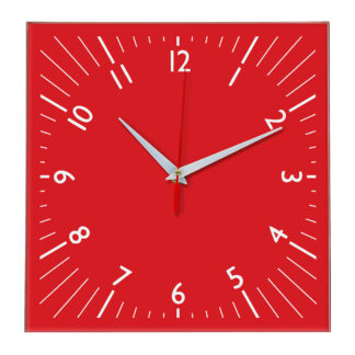 Настенные часы Ideal 845 красный