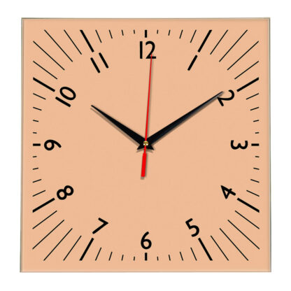 Настенные часы Ideal 845 оранжевый светлый