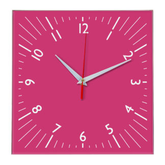 Настенные часы Ideal 845 розовые