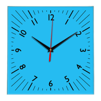 Настенные часы Ideal 845 синий светлый