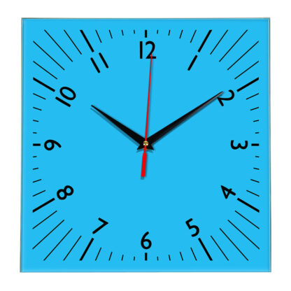 Настенные часы Ideal 845 синий светлый