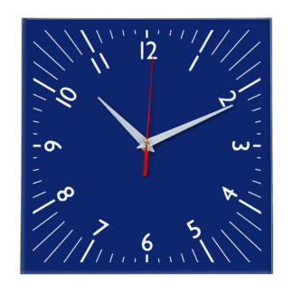 Настенные часы Ideal 845 синий темный