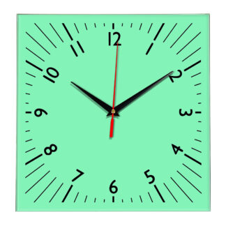 Настенные часы Ideal 845 светлый зеленый