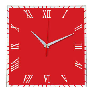 Настенные часы Ideal 846 красный