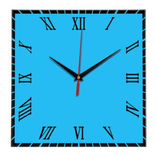 Настенные часы Ideal 846 синий светлый