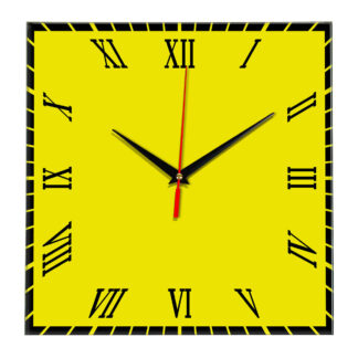 Настенные часы Ideal 846 желтые